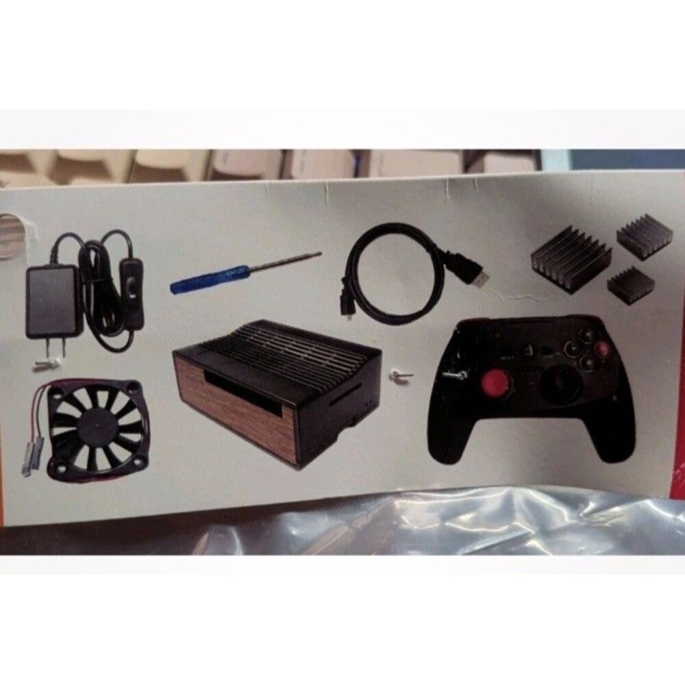 Micro Center Atari Retro Gaming Accessory Kit for Raspberry Pi 4 - Wireless RF